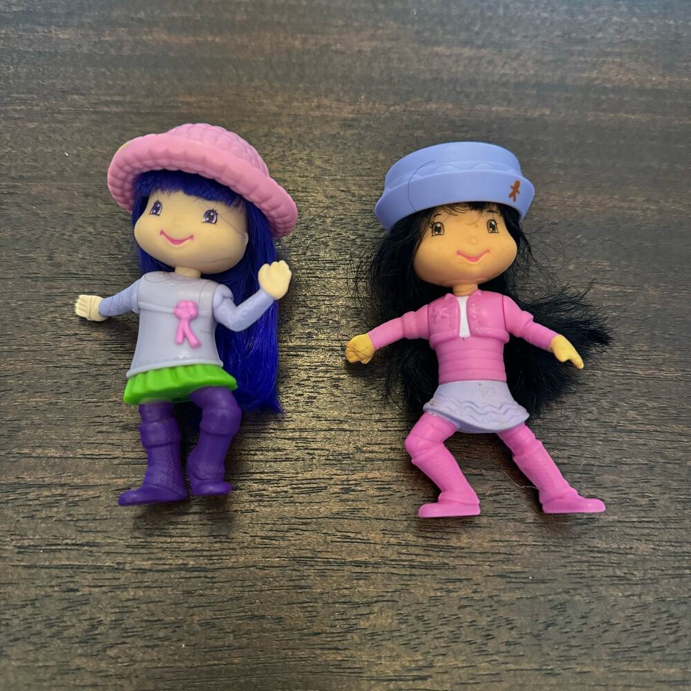 Strawberry Shortcake Ginger Snap & Tea Blossom McDonald's Happy Meal Toy Figure